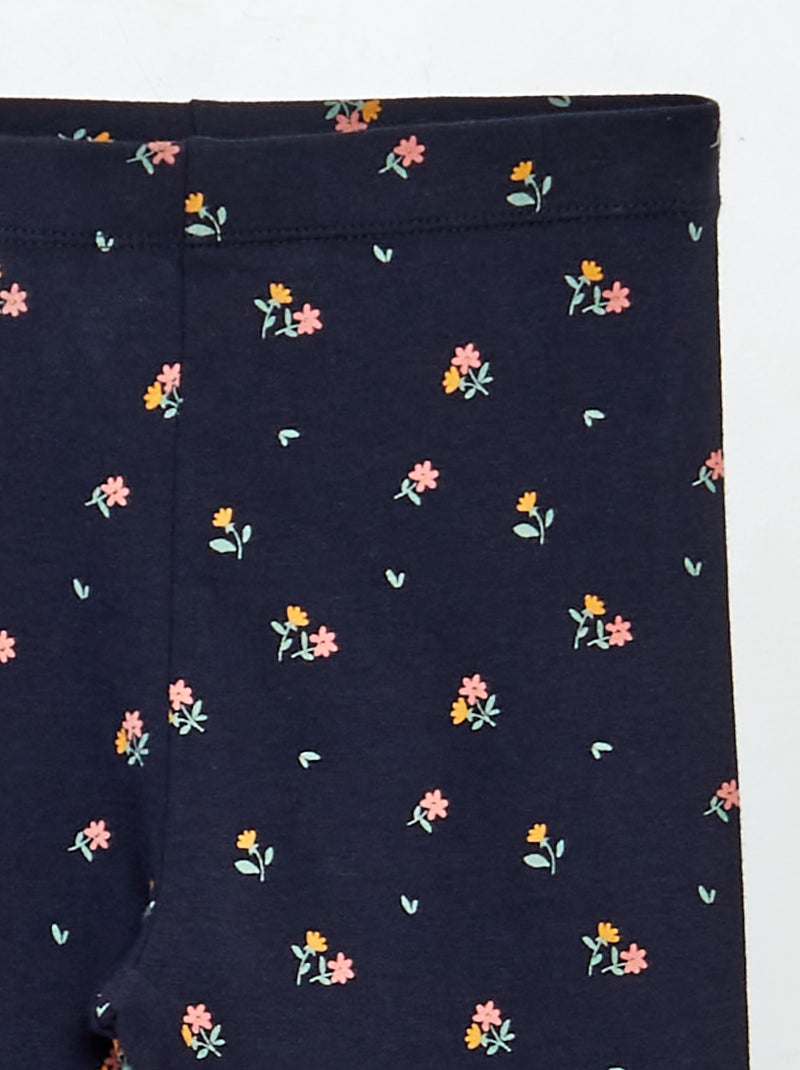 Leggings lunghi in jersey BLU - Kiabi