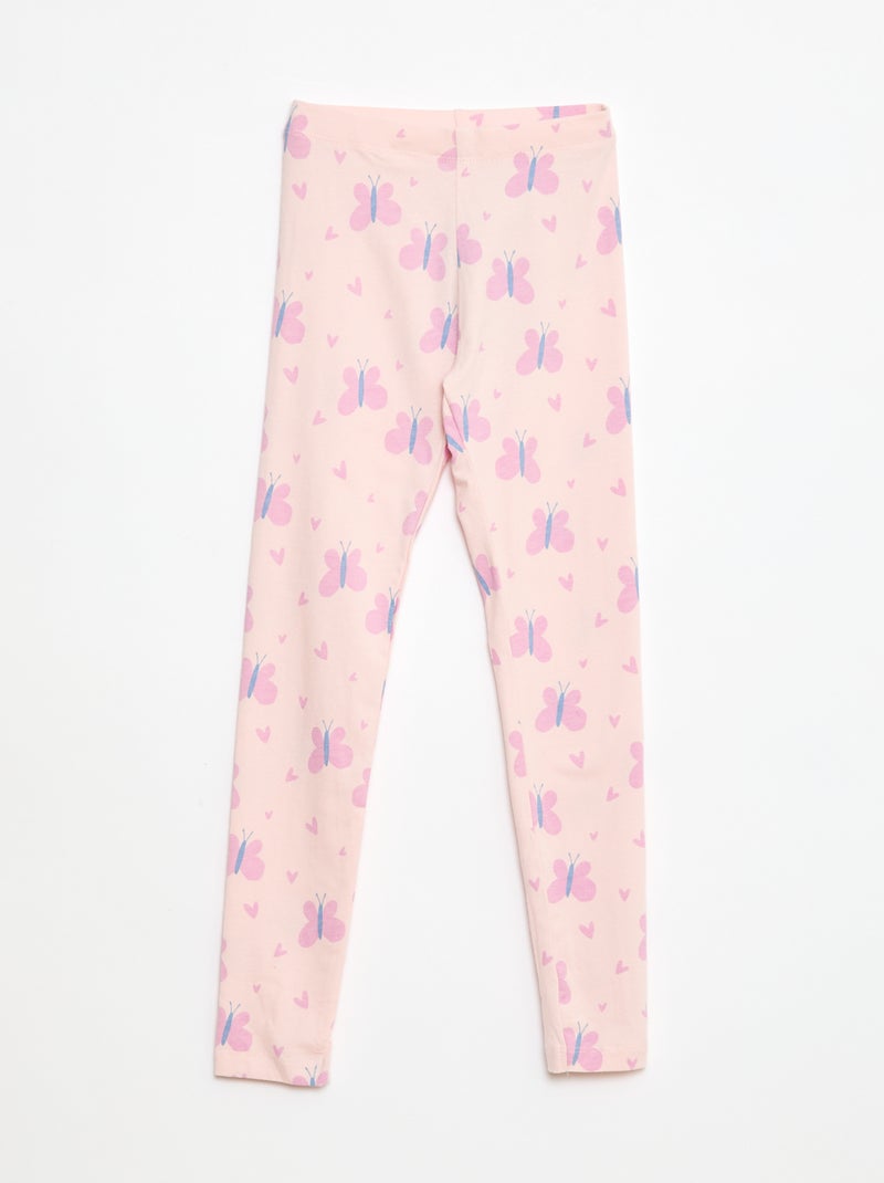 Leggings lunghi in jersey Rosa - Kiabi