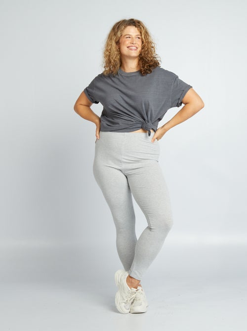 Leggings lunghi in maglia stretch - Kiabi