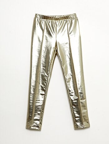 Leggings lunghi in similpelle