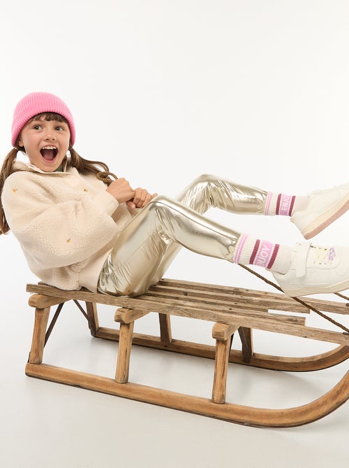 Leggings lunghi in similpelle - Kiabi