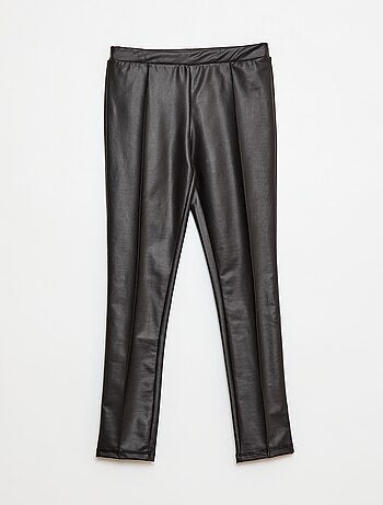 Leggings lunghi in similpelle