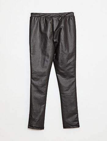Leggings lunghi in similpelle