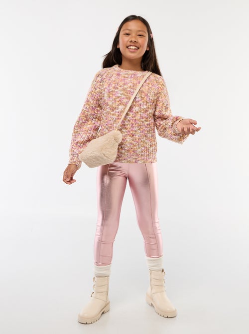 Leggings lunghi in similpelle - Kiabi