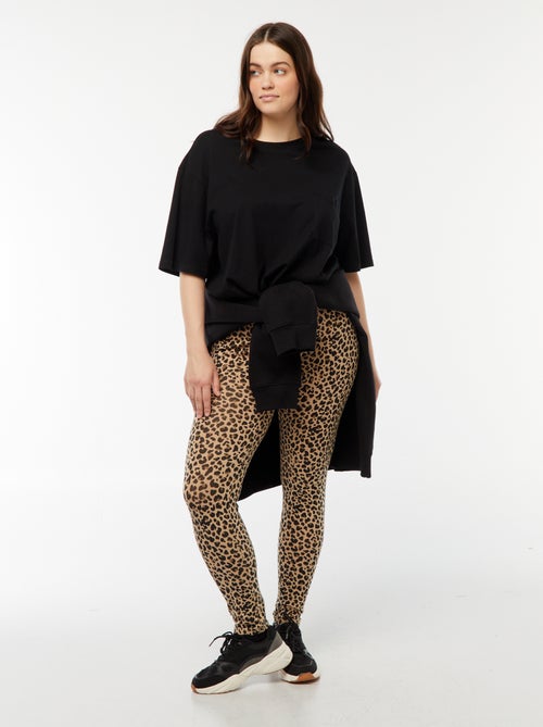 Leggings lunghi leopardati - Kiabi