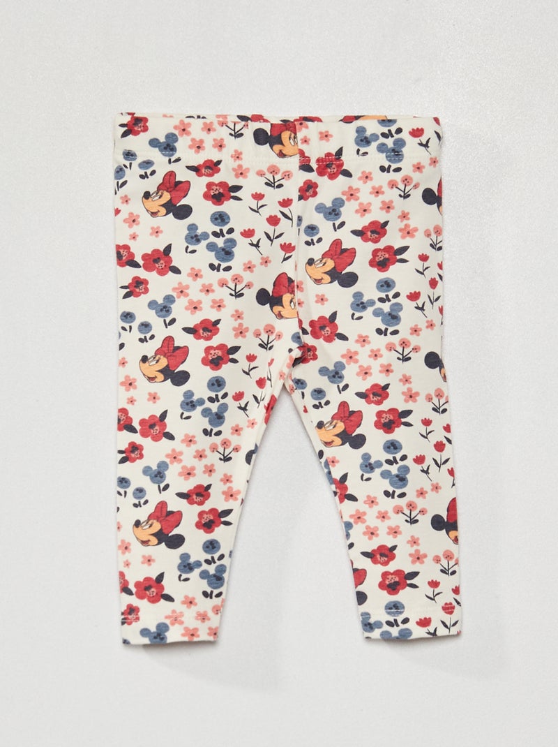 Leggings lunghi 'Minnie' di 'Disney' bianco/rosa - Kiabi