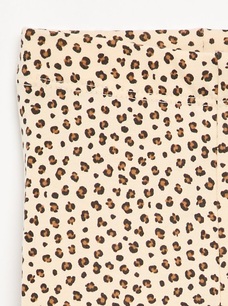 Leggings lunghi stampati Bianco - Kiabi