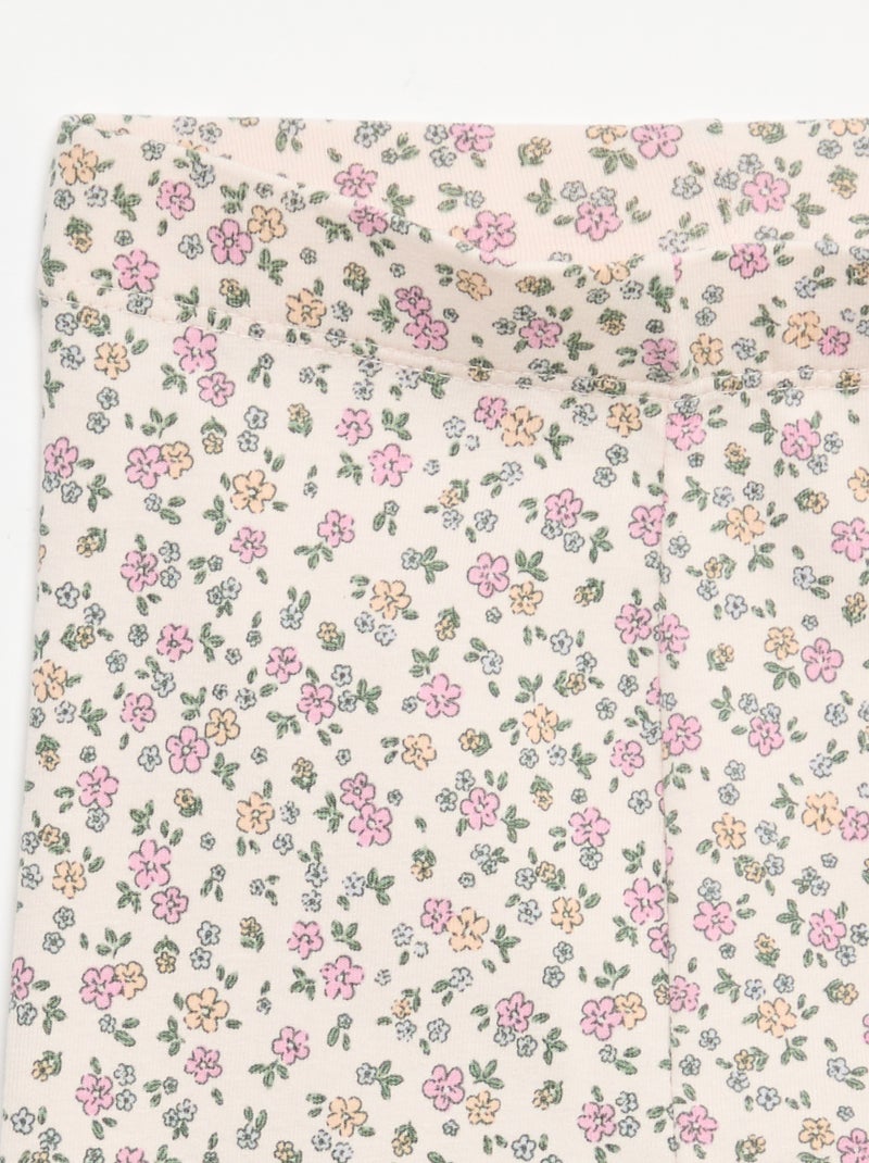 Leggings lunghi stampati Rosa - Kiabi