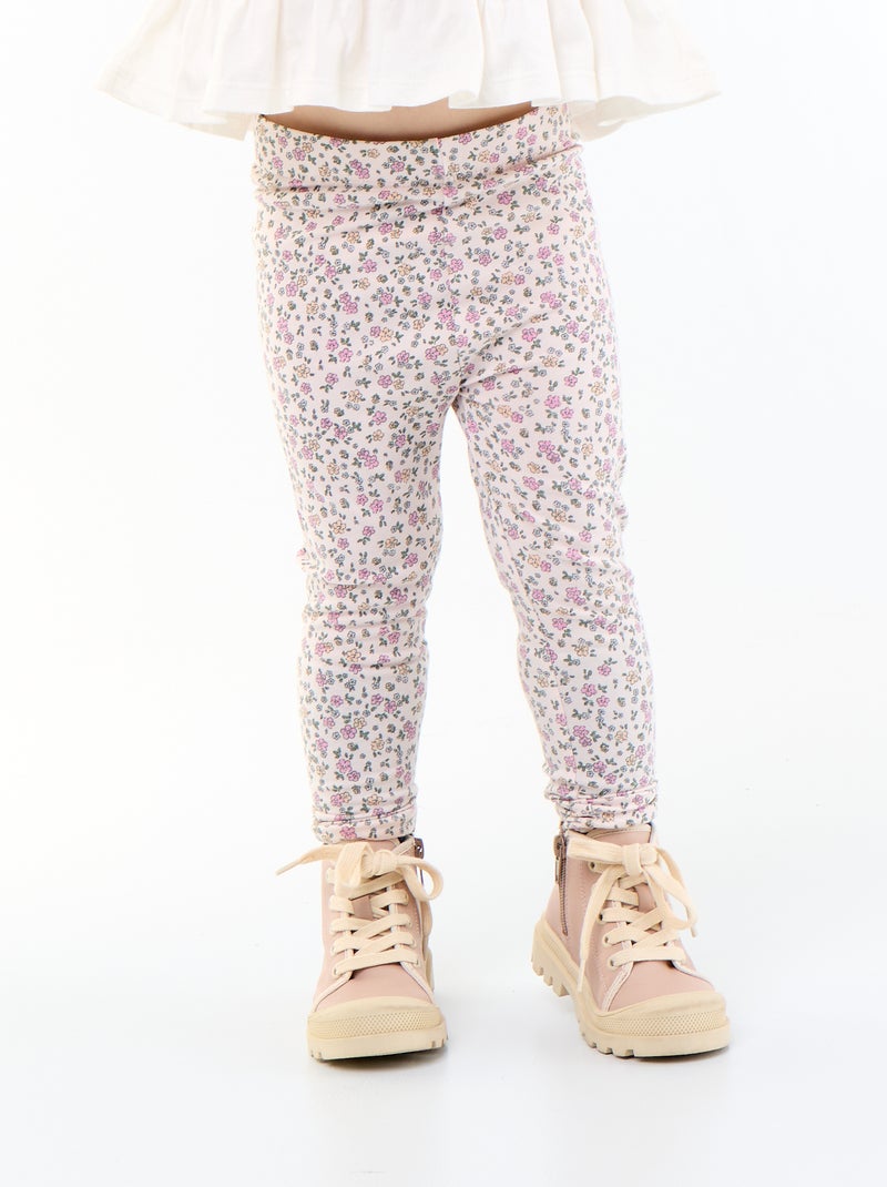 Leggings lunghi stampati Rosa - Kiabi