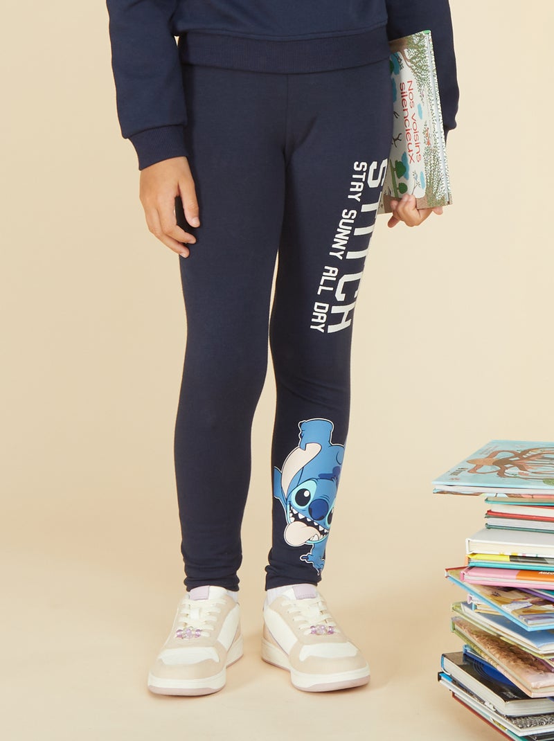 Leggings lunghi 'Stitch' Blu - Kiabi