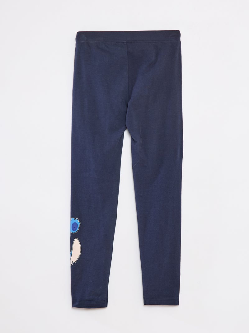 Leggings lunghi 'Stitch' Blu - Kiabi