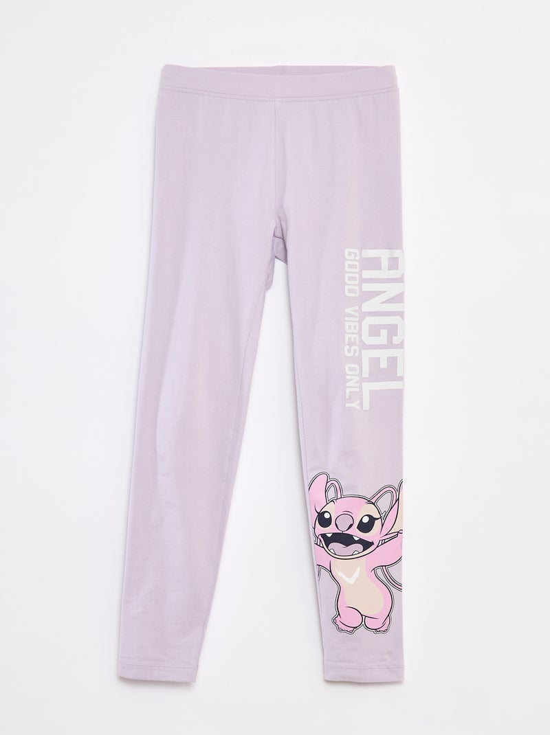 Leggings lunghi 'Stitch' Viola - Kiabi
