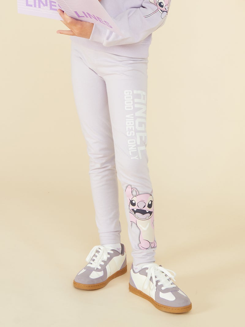 Leggings lunghi 'Stitch' Viola - Kiabi