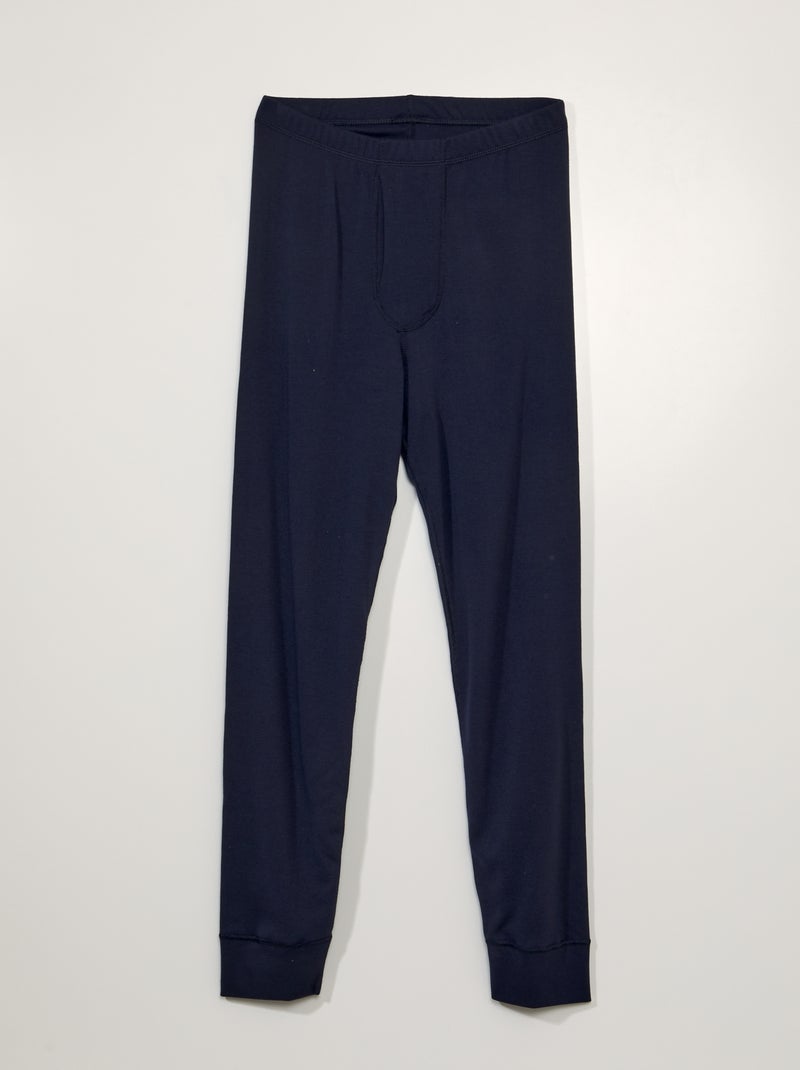 Leggings lunghi termolattili 'Damart' livello 3 blu marine - Kiabi