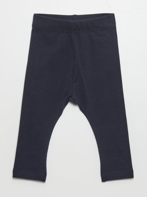 Leggings lunghi tinta unita in jersey - Kiabi