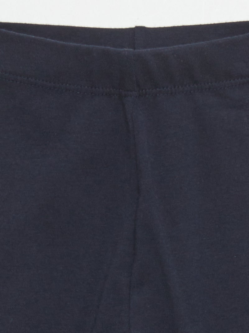 Leggings lunghi tinta unita in jersey BLU - Kiabi