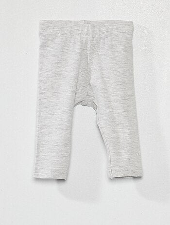 Leggings lunghi tinta unita in jersey