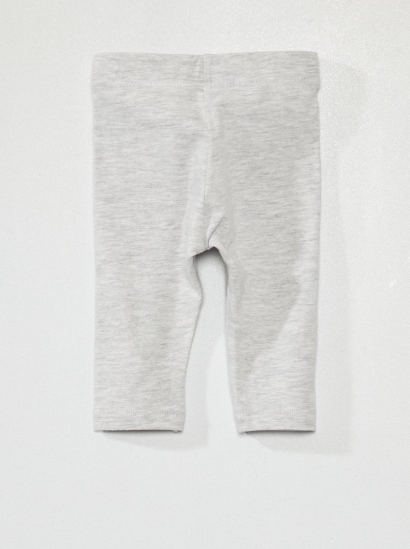 Leggings lunghi tinta unita in jersey GRIGIO - Kiabi