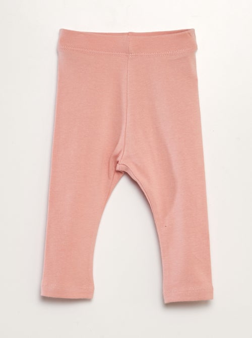 Leggings lunghi tinta unita in jersey - Kiabi