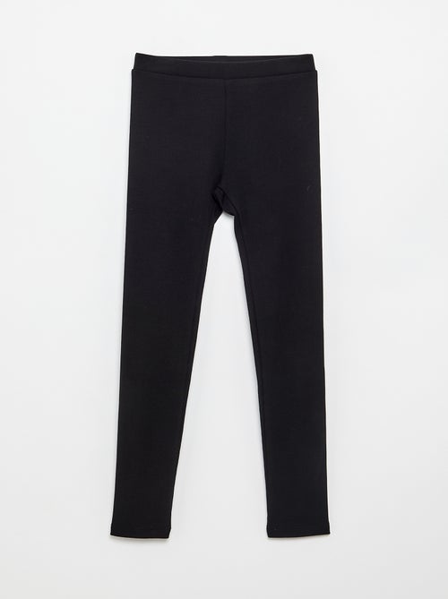 Leggings lungo a costine tinta unita - Kiabi