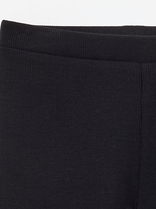 Leggings lungo a costine tinta unita - Kiabi