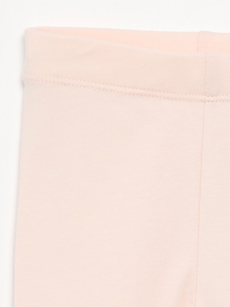 Leggings lungo tinta unita Rosa - Kiabi