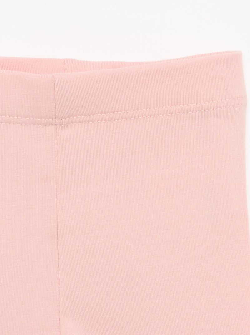 Leggings lungo tinta unita Rosa - Kiabi