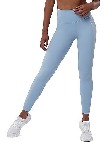Leggings mid-rise da allenamento fitness donna shine