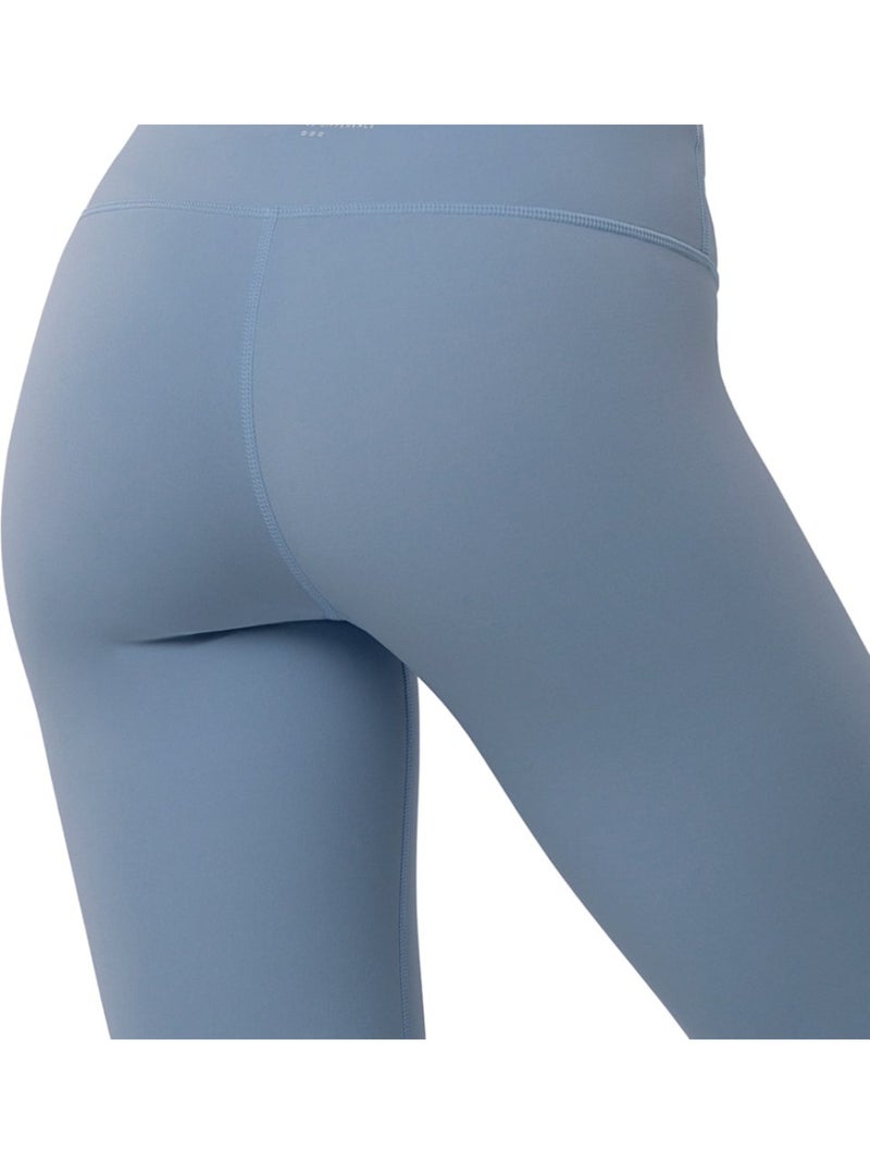Leggings mid-rise da allenamento fitness donna shine Blu grigiastro - Kiabi