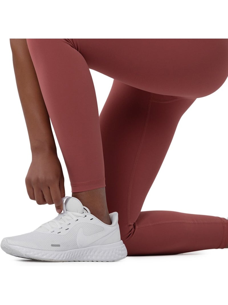 Leggings mid-rise da allenamento fitness donna success Terracotta - Kiabi