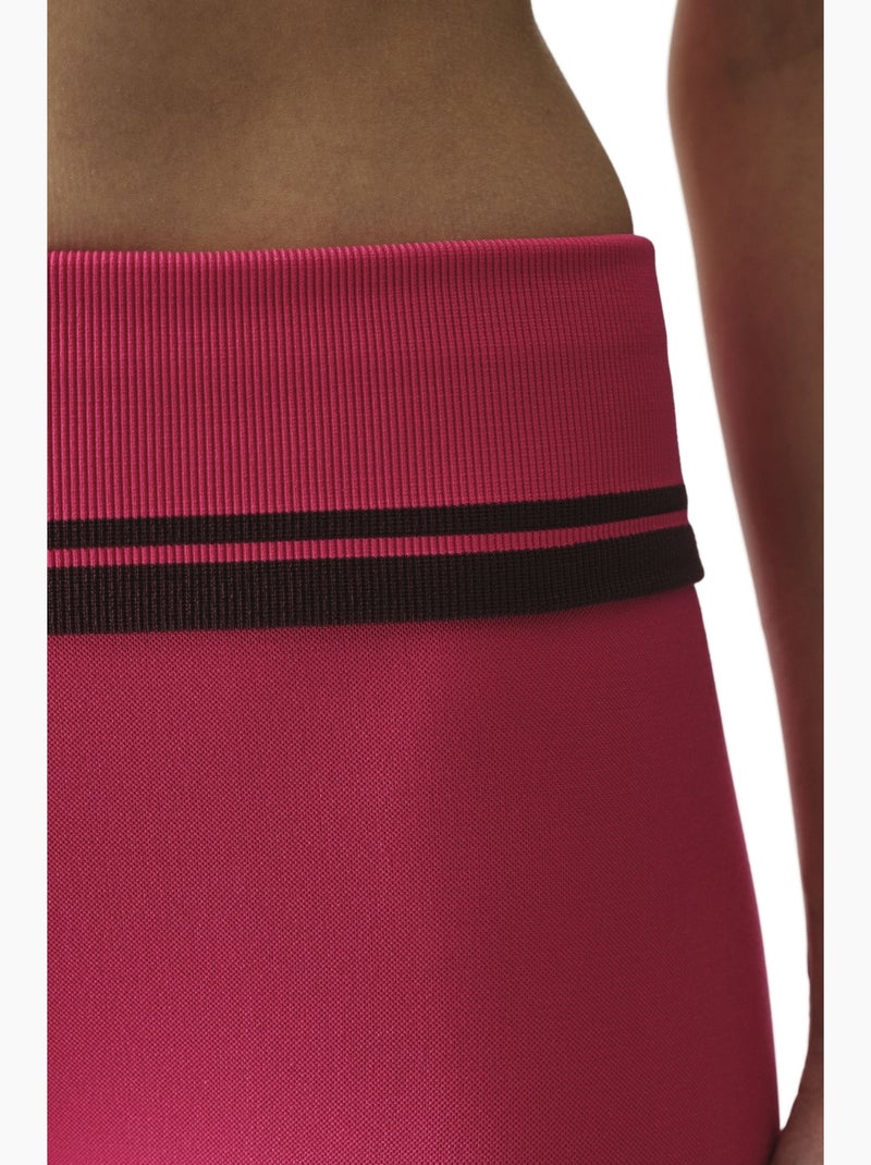 Leggings pieghevoli a vita alta penti Rosa fluo/Solinotes - Kiabi
