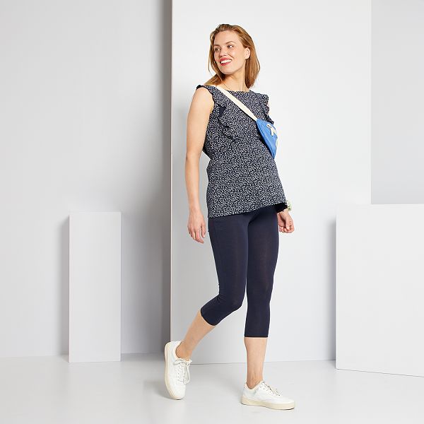 Acquisto \u003eleggins premaman blu Grande vendita - OFF 62%