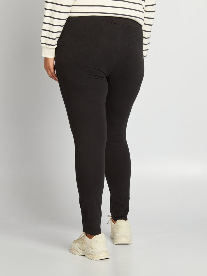 Leggings premaman in maglia stretch nero - Kiabi