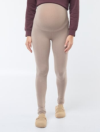 Leggings premaman lunghi in jersey tinta unita