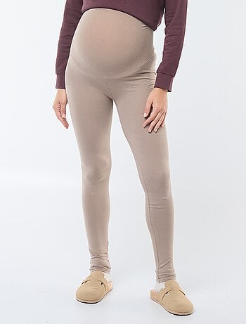 Leggings premaman lunghi in jersey tinta unita