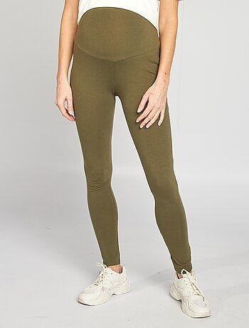 Leggings premaman lunghi in jersey tinta unita