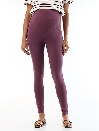 Leggings premaman lunghi in jersey tinta unita