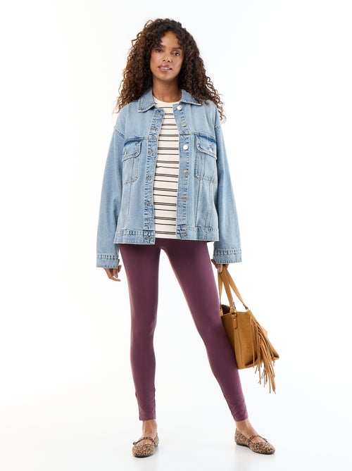 Leggings premaman lunghi in jersey tinta unita - Kiabi Leggings premaman lunghi in jersey tinta unita - Kiabi