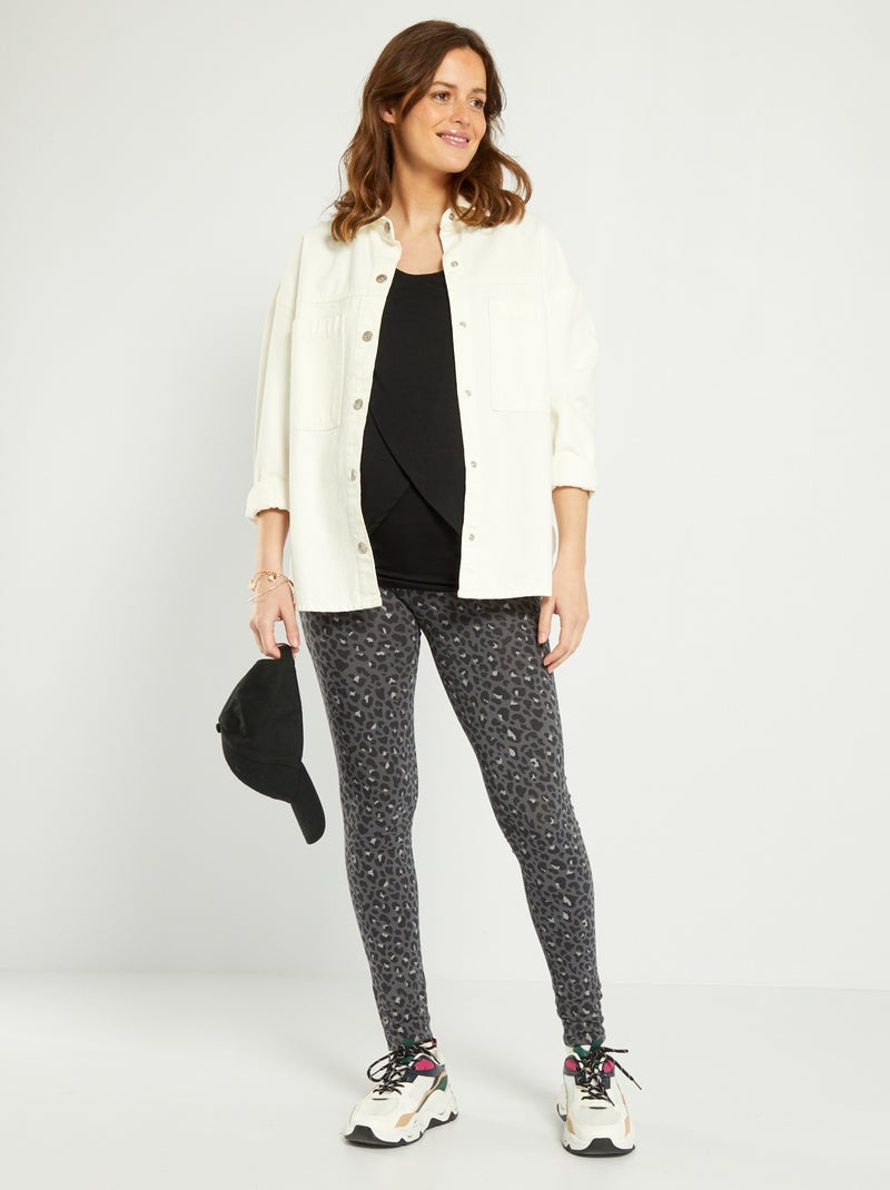 Leggings premaman motivo 'leopardo' - Kiabi