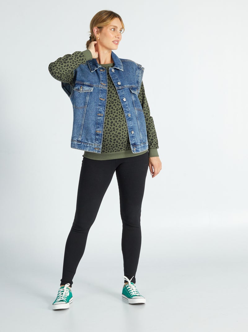 Leggings premaman nero - Kiabi