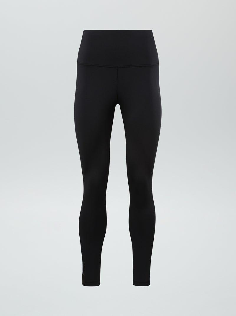 Leggings 'Reebok' stretch 'a fiori' NERO - Kiabi