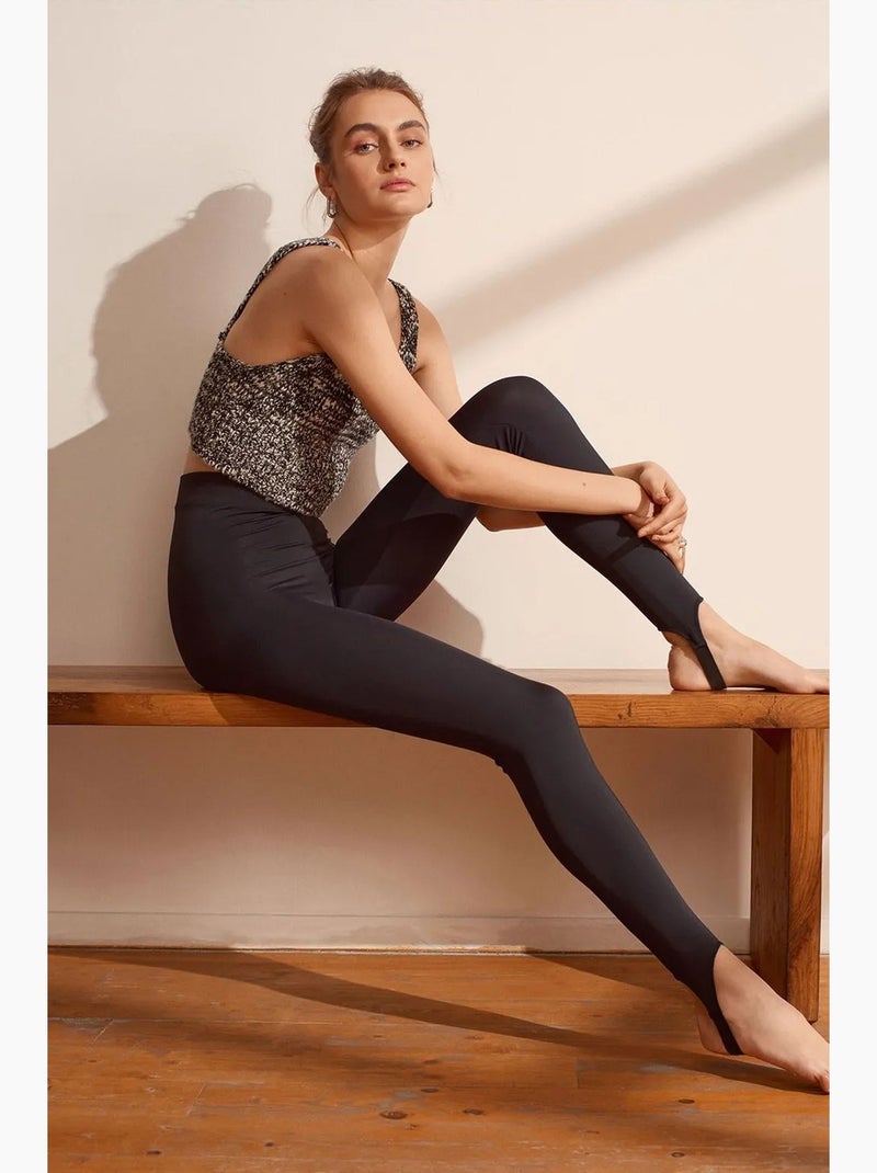 Leggings skinny a vita alta dilvin Blu marino - Kiabi