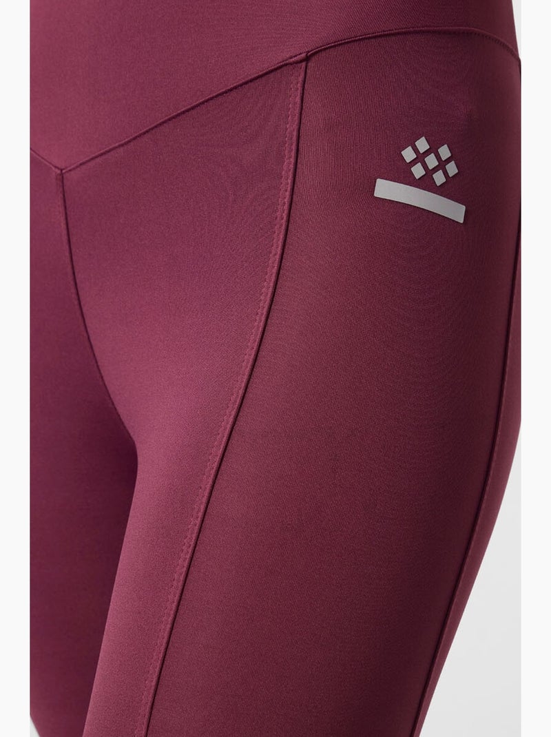 Leggings skinny a vita alta tommy Rosso bordeaux - Kiabi