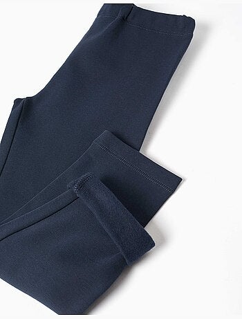 Leggings skinny con effetto spazzolato