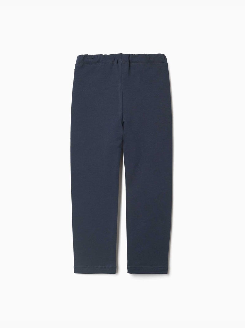 Leggings skinny con effetto spazzolato Blu scuro - Kiabi