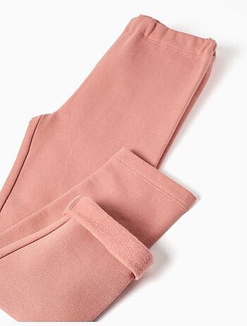 Leggings skinny con effetto spazzolato