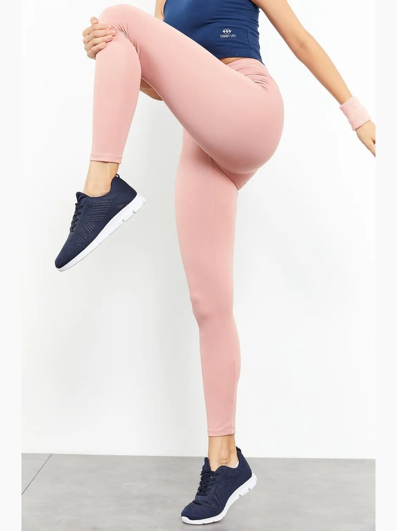Leggings slim fit a vita alta tommy Rosa - Kiabi