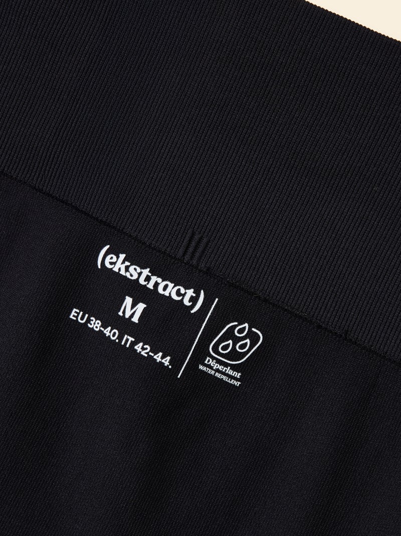 Leggings sportivi a coste senza cuciture - (ekstract) Nero - Kiabi