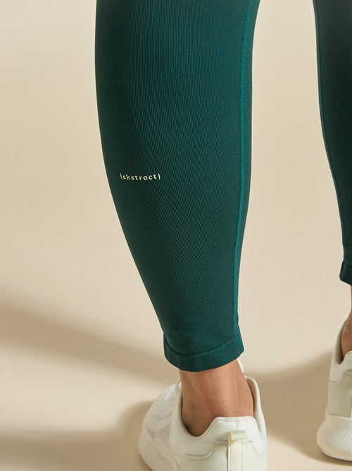 Leggings sportivi a coste senza cuciture - (ekstract) - Kiabi