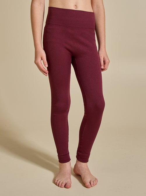 Leggings sportivi a costine - (ekstract) - Kiabi